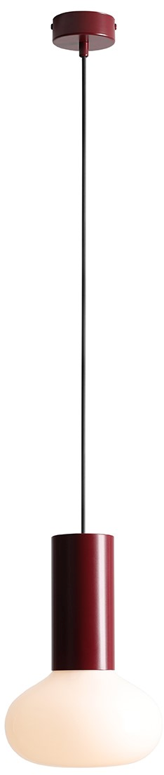 Aldex Flo S lampa wisząca 1x10 W czerwona 7000G27_S