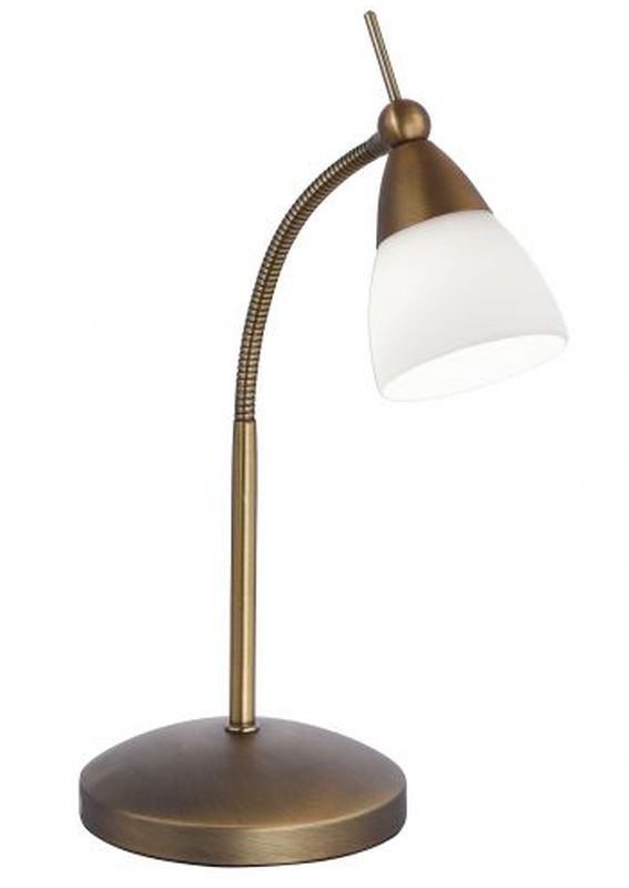 Paul Neuhaus Pino lampa stołowa 1x3W LED mosiądz antyczny 4001-11