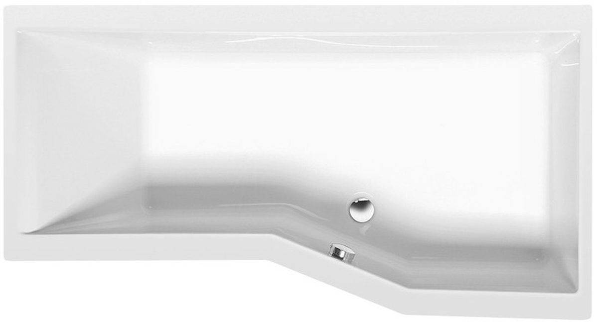 Polysan Versys wanna narożna 160x84 cm prawa biała 15611