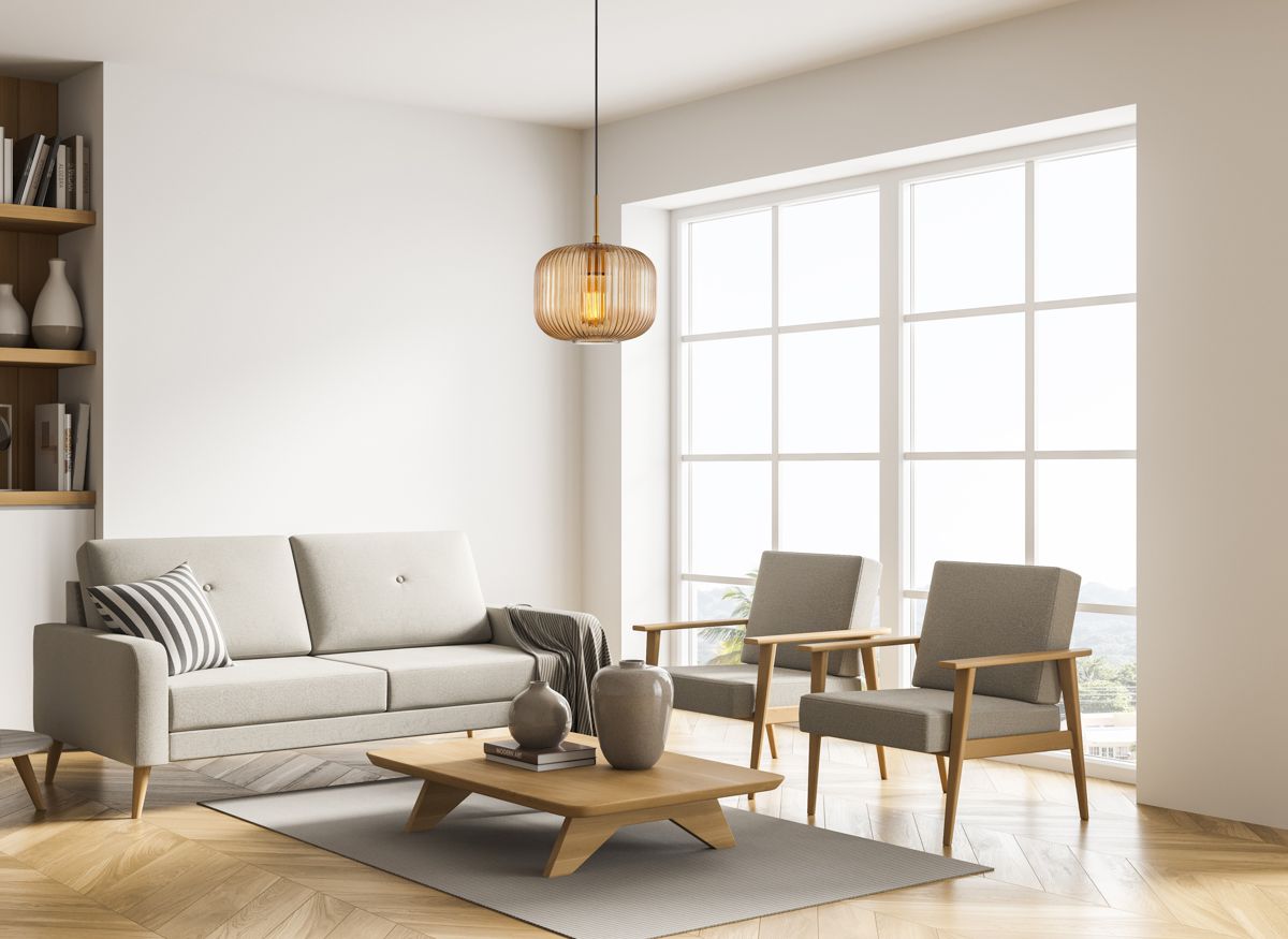 Italux Gavino lampa wisząca 1x40 W złota PND-26476-1-BRO-AMB