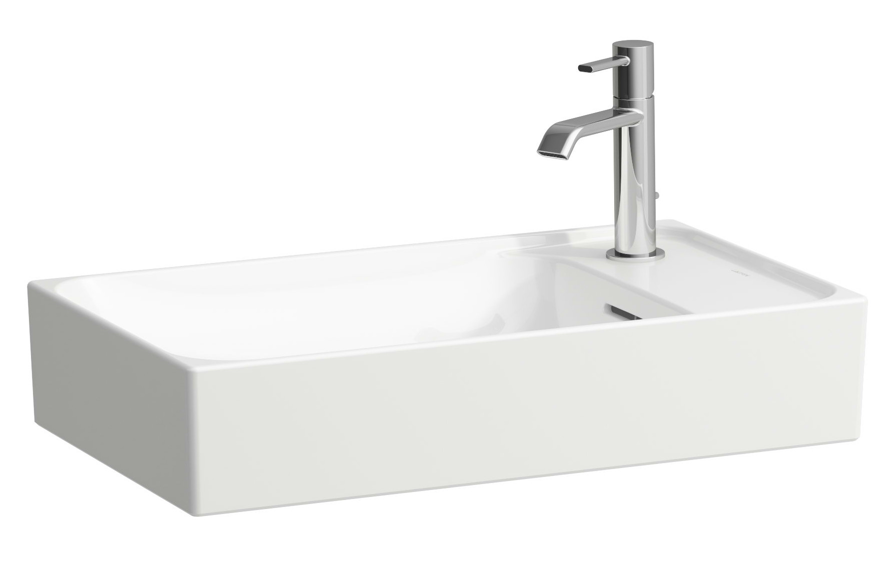 Laufen Meda umywalka 60x35 cm prostokątna nablatowa biała H8121130001061