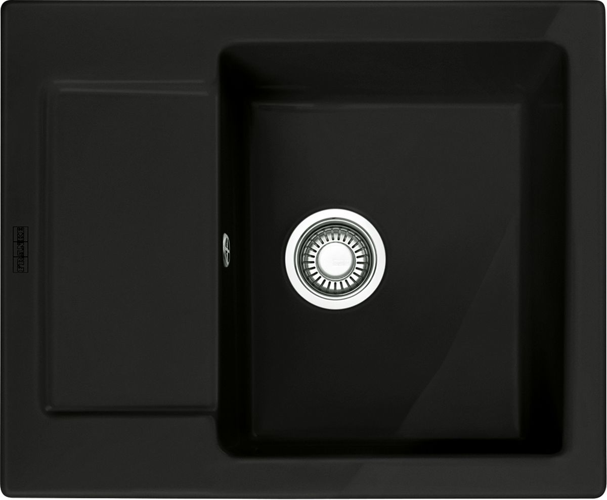 Franke Maris MRK 611-62 zlewozmywak ceramiczny 62x51 cm Fraceram czarny mat 124.0442.558