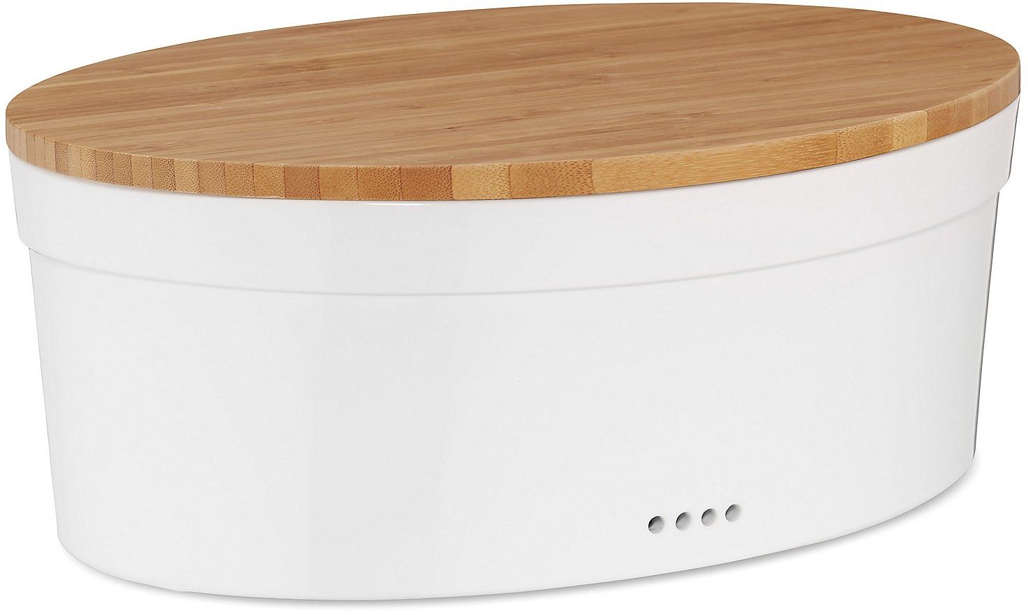 Kela Salena chlebak 36,5x23,5 cm biały/bambus 12064