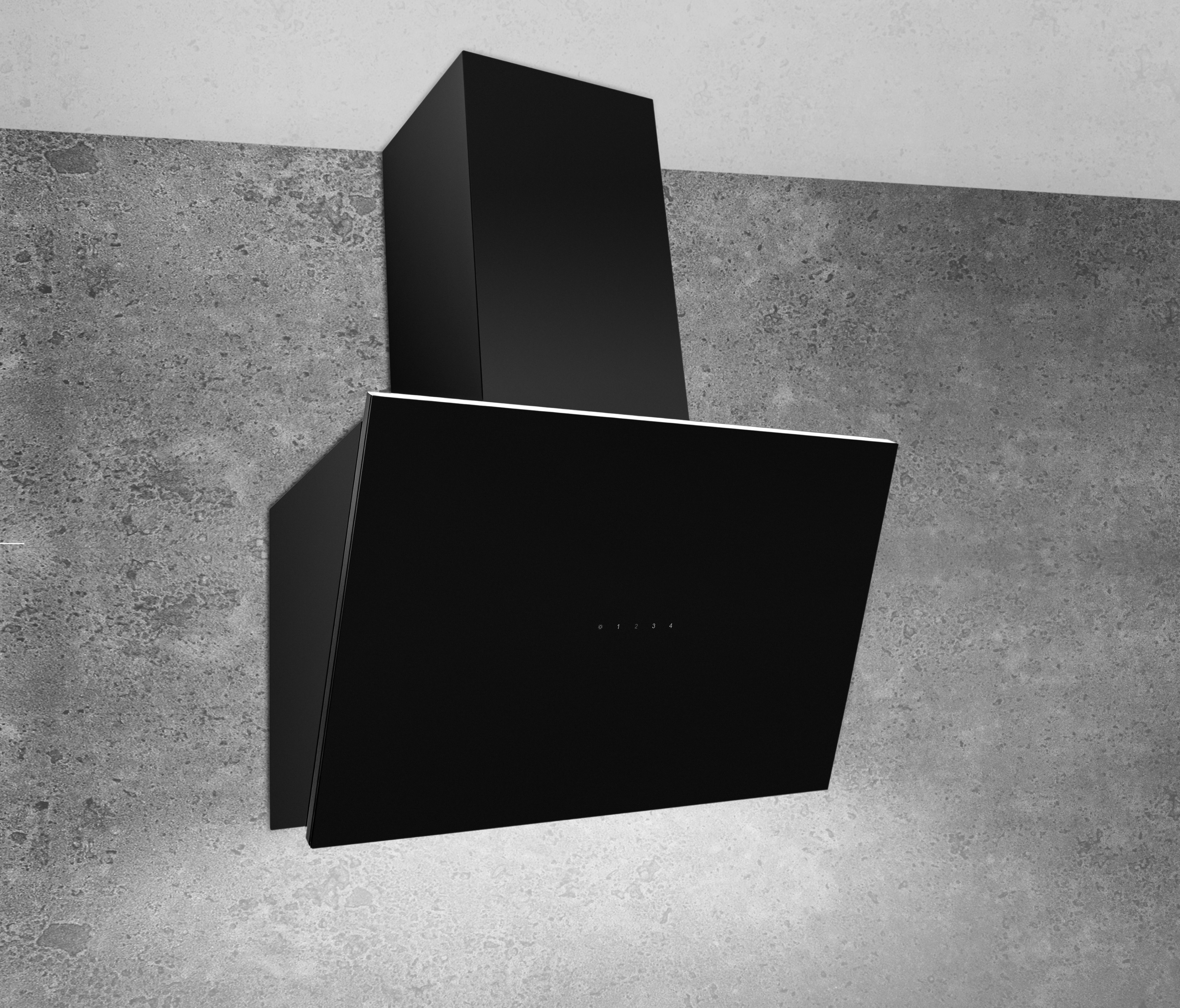 Berg Solaro okap kuchenny 55 cm kominowy czarny SOLOPSDBK6001