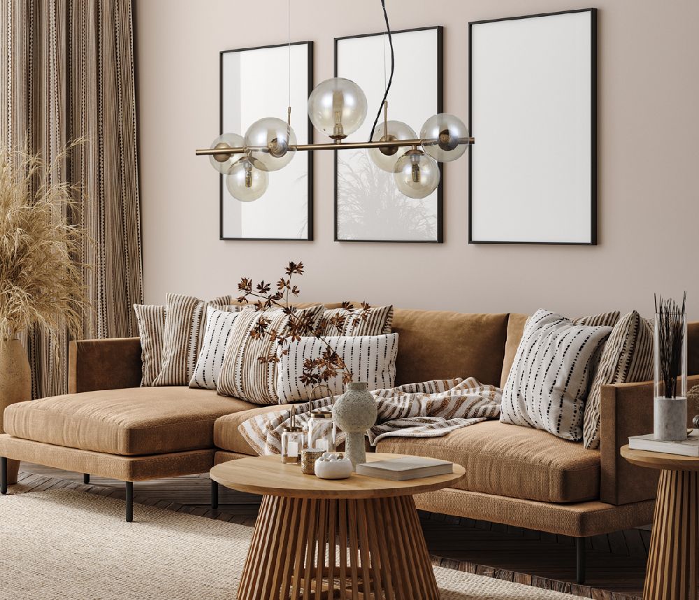 Italux Canello lampa wisząca 7x5 W złota PND-406007-7-HBR