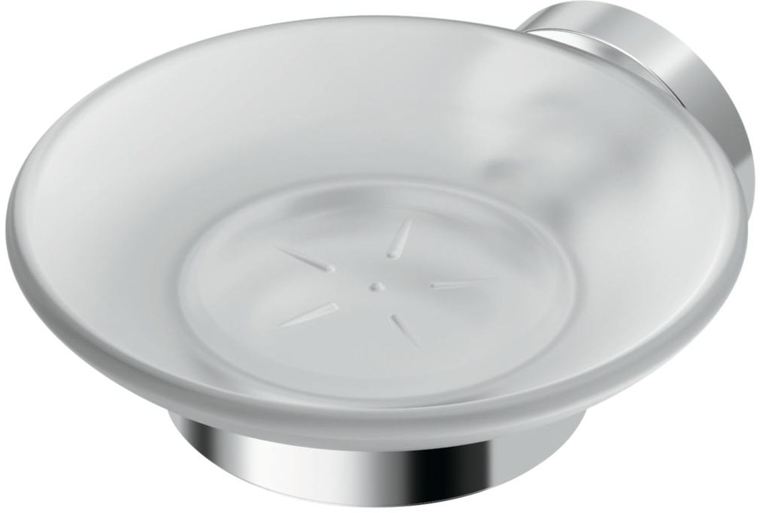 Ideal Standard IOM mydelniczka ścienna chrom/szkło mat A9122AA