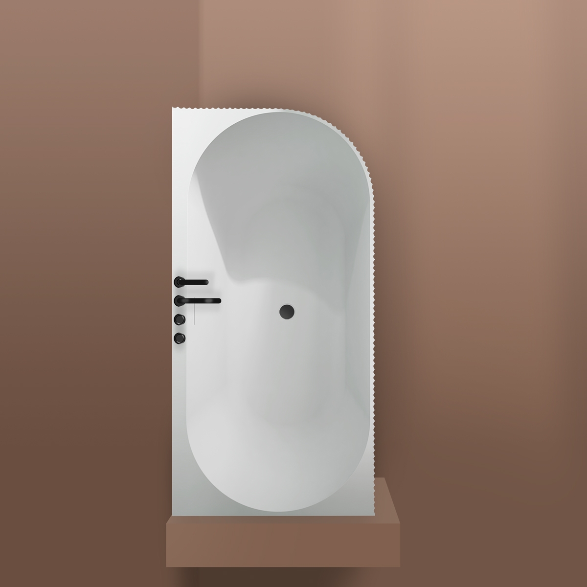 Oltens Hamnes wanna narożna 160x75 cm lewa biała 11010000 - Wysyłka w 24h