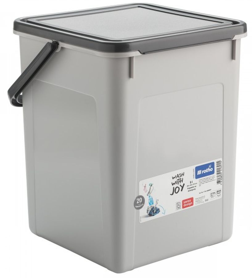 Rotho pojemnik na proszek detergenty 9 l antracyt 1770102590RP