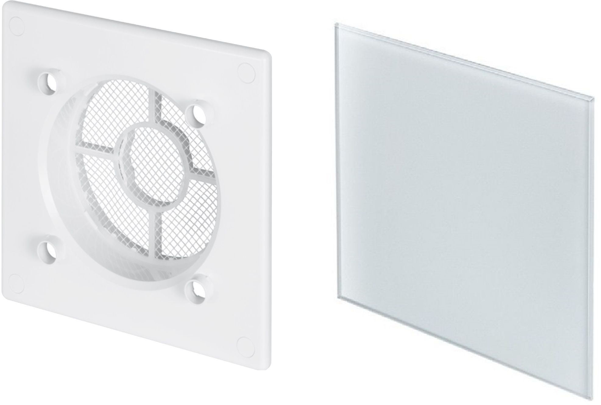 Awenta Trax panel ozdobny szklany z ramką System+ biały mat (RWO100, PTG100) - Wysyłka w 24h