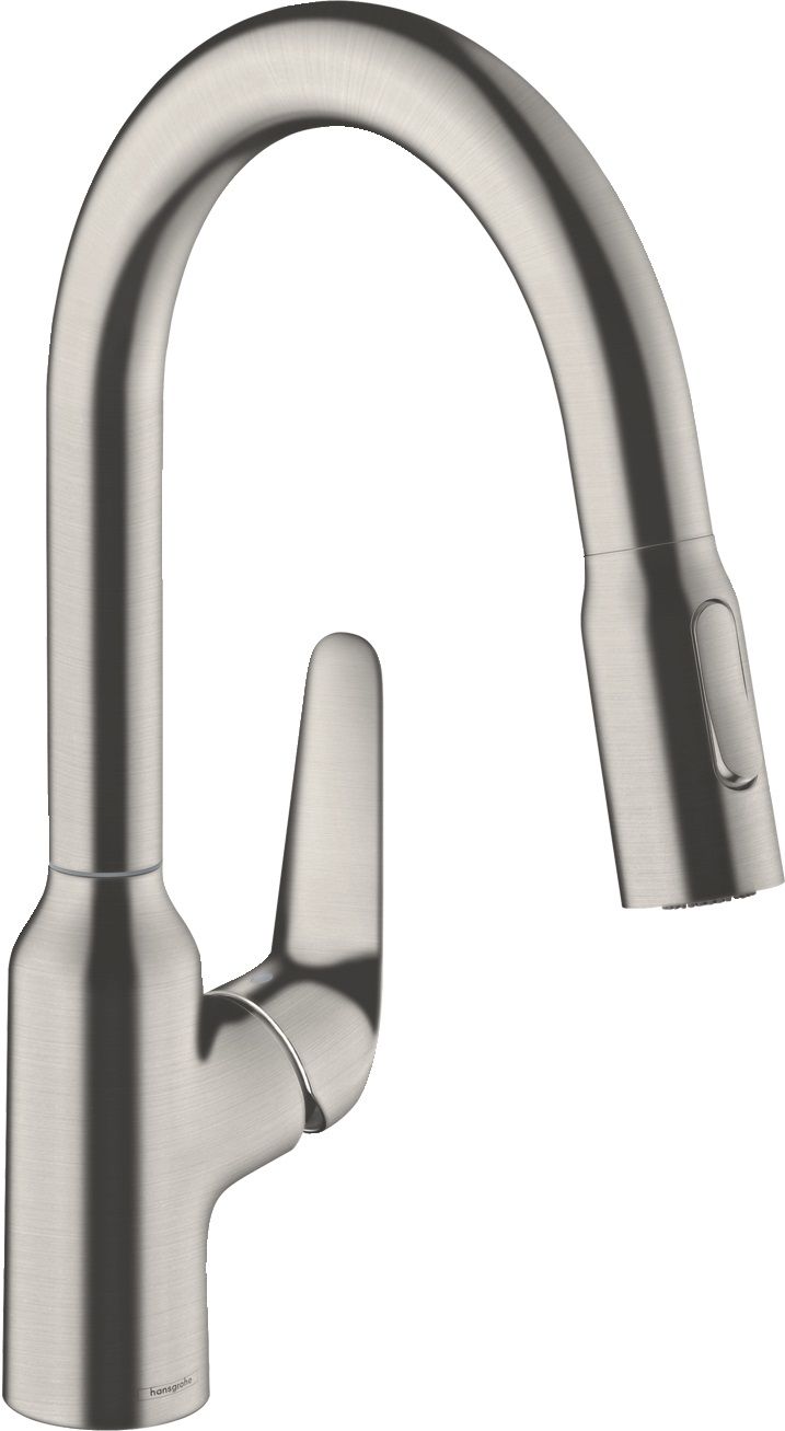 Hansgrohe Focus M42 bateria kuchenna stojąca stal 71821800