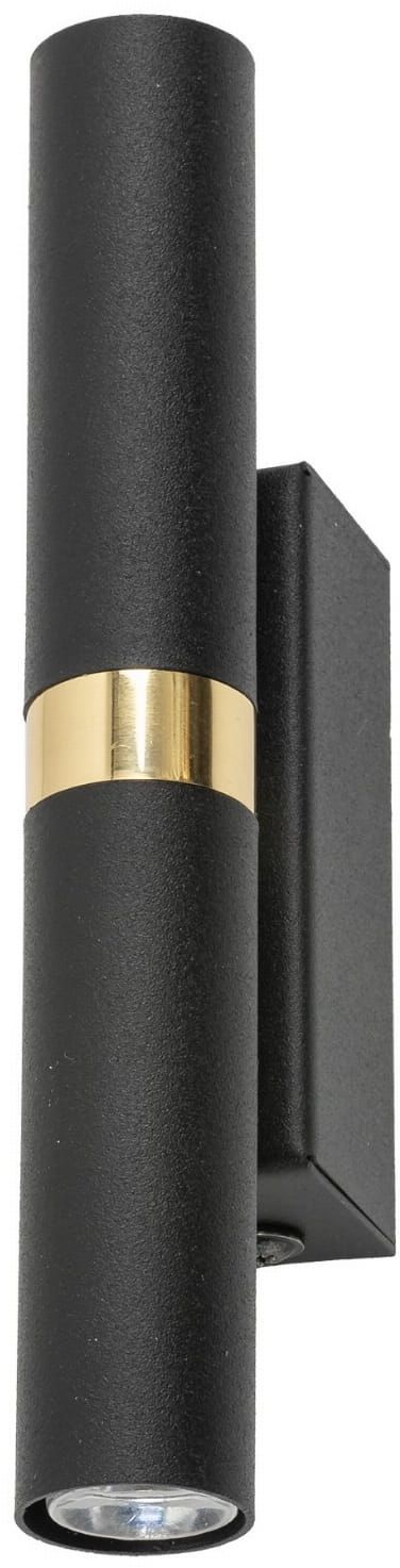 TK Lighting Lagos kinkiet 2x8 W czarny-złoty 10145