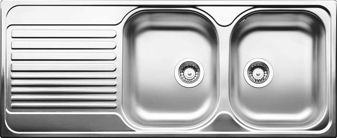 Blanco Tipo 8 S zlewozmywak stalowy 121x50 cm stal mat 511925