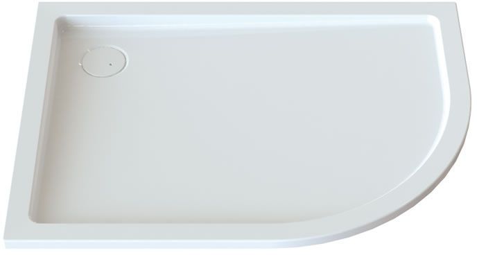 Sanplast Free Line brodzik półokrągły 120x90 cm biały 615-040-1820-01-000 - Wysyłka w 24h