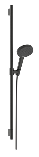 Hansgrohe Raindance Alive Select S zestaw prysznicowy ścienny czarny chrom szczotkowany 24603340