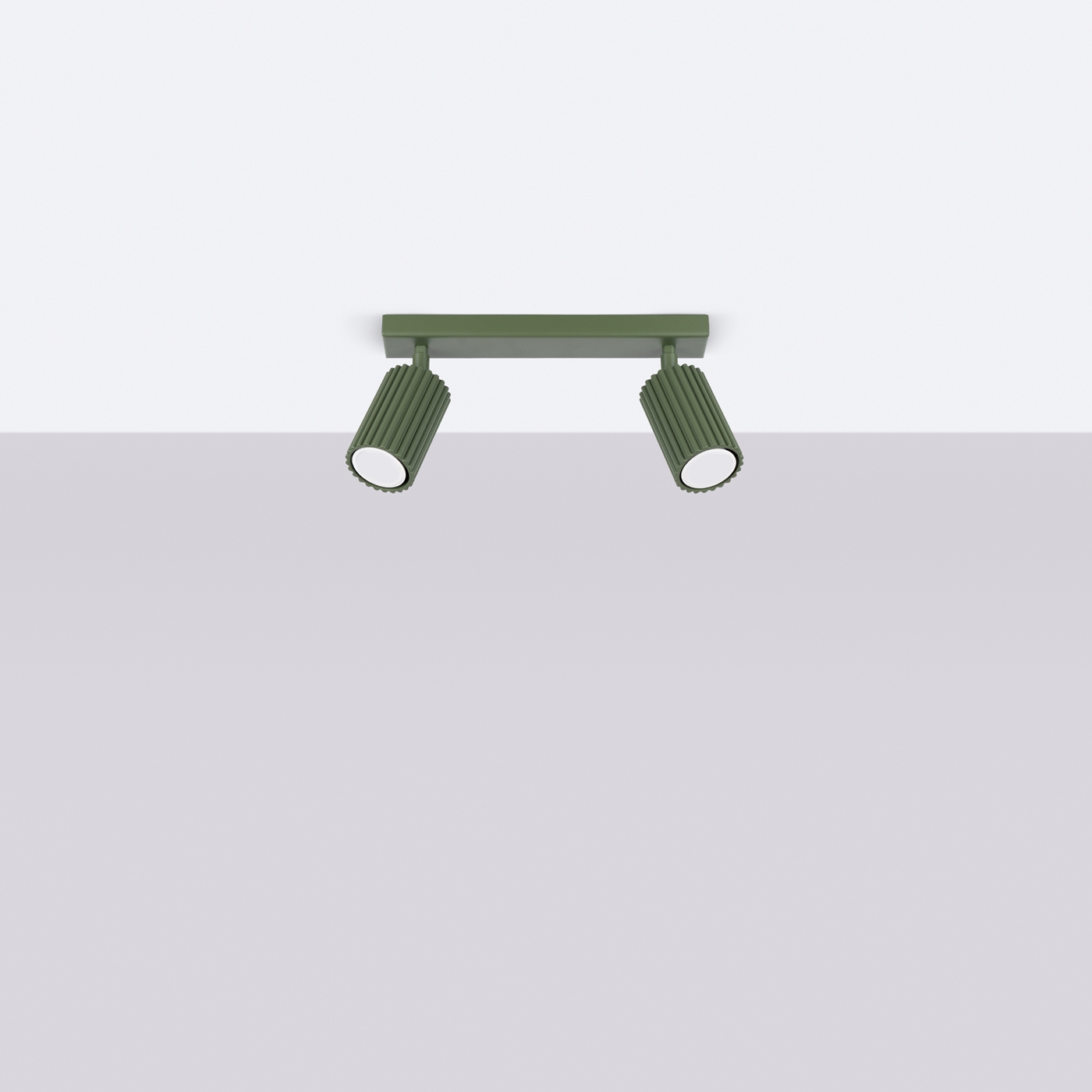 Sollux Lighting Karbon lampa podsufitowa 2x10 W zielona SL.1618 - Wysyłka w 24h