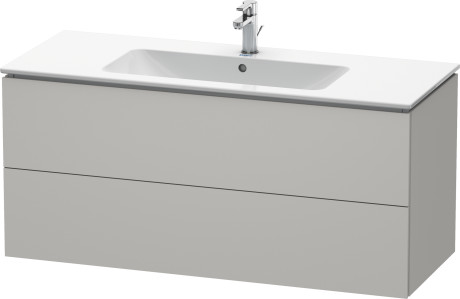 Duravit L-Cube szafka 122 cm podumywalkowa wisząca beton mat LC624300707