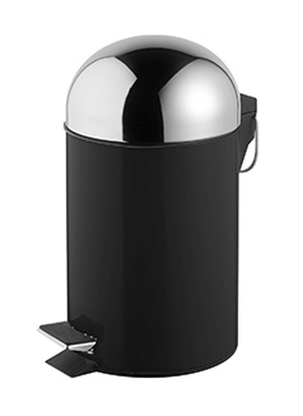 Bisk Grenada kosz na śmieci 3 l chrom/czarny 06626