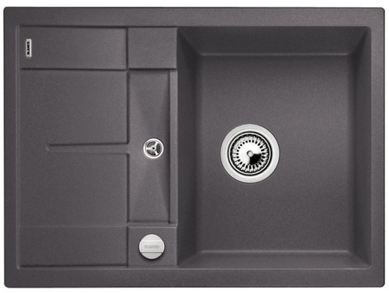 Blanco Metra 45 S Compact zlewozmywak 68x50 cm z Silgranit PuraDur szarość skały 519573