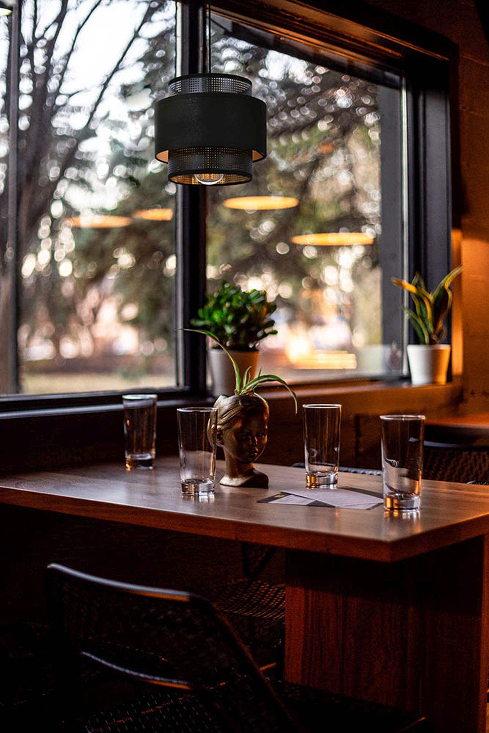 Kaja Amos lampa wisząca 1x40W czarny/złoty K-5280 - Wysyłka w 24h