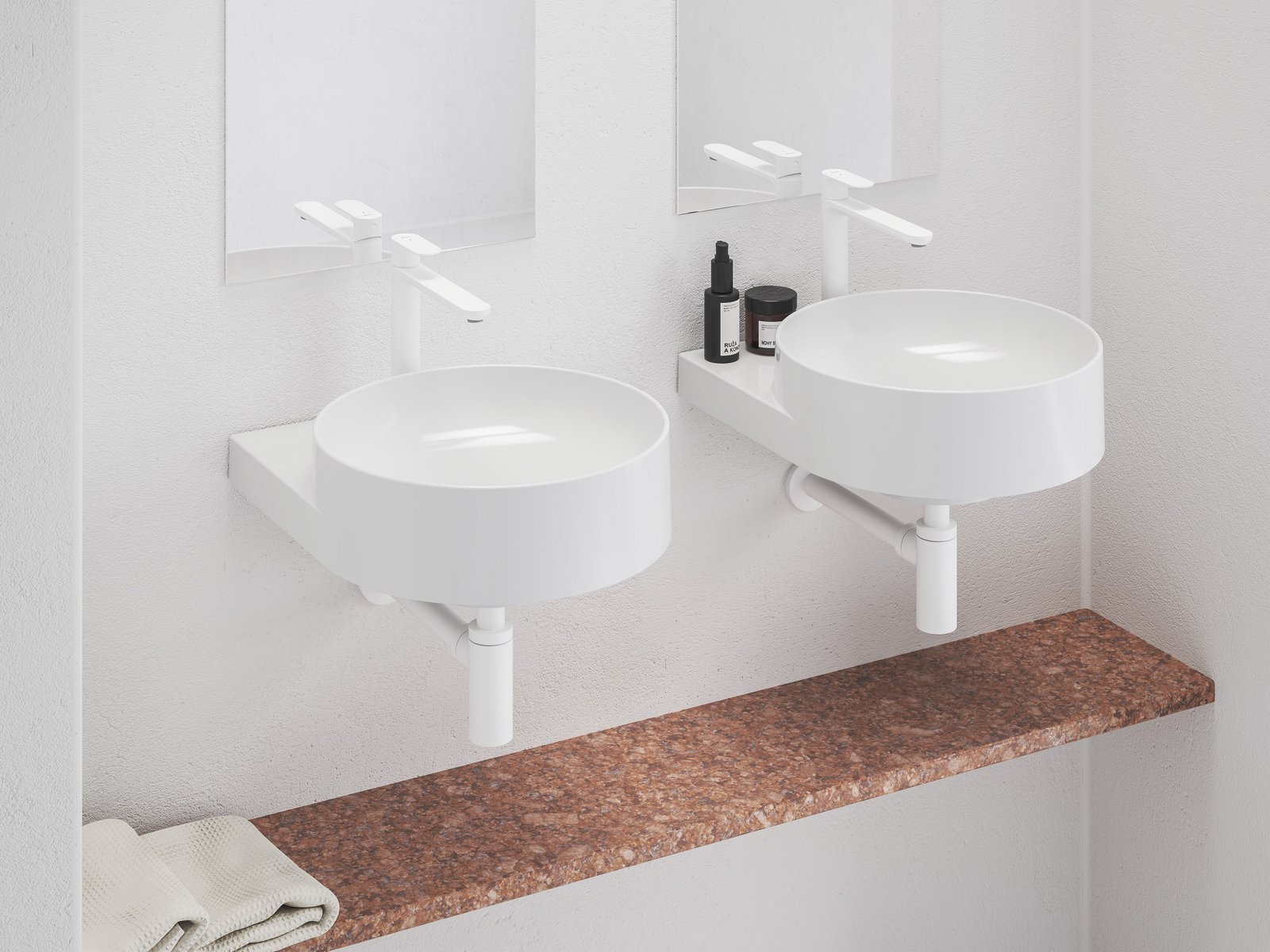 Ravak Eleganta bateria umywalkowa stojąca biały mat X070385