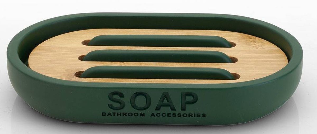 Duschy Nature mydelniczka stojąca ciemnozielona 833-23 - Wysyłka w 24h