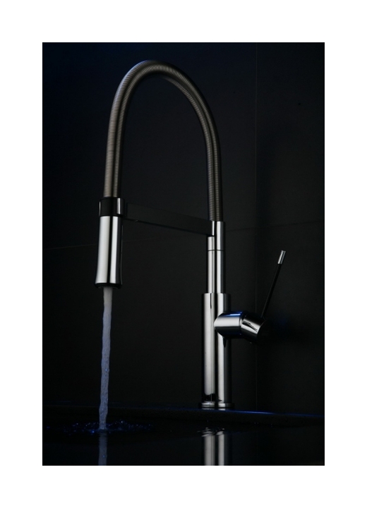 Art Platino Redo bateria kuchenna z wyciąganą wylewką chrom