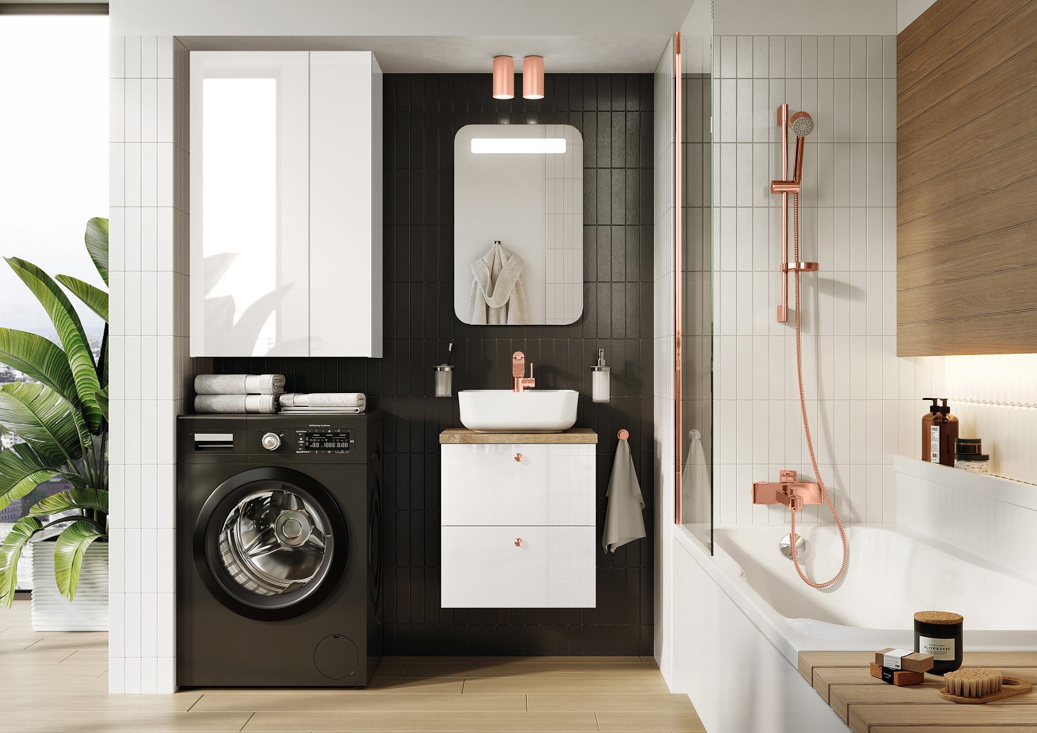 Elita Kido uchwyt szafki gałka różowe złoto połysk RE120000115450