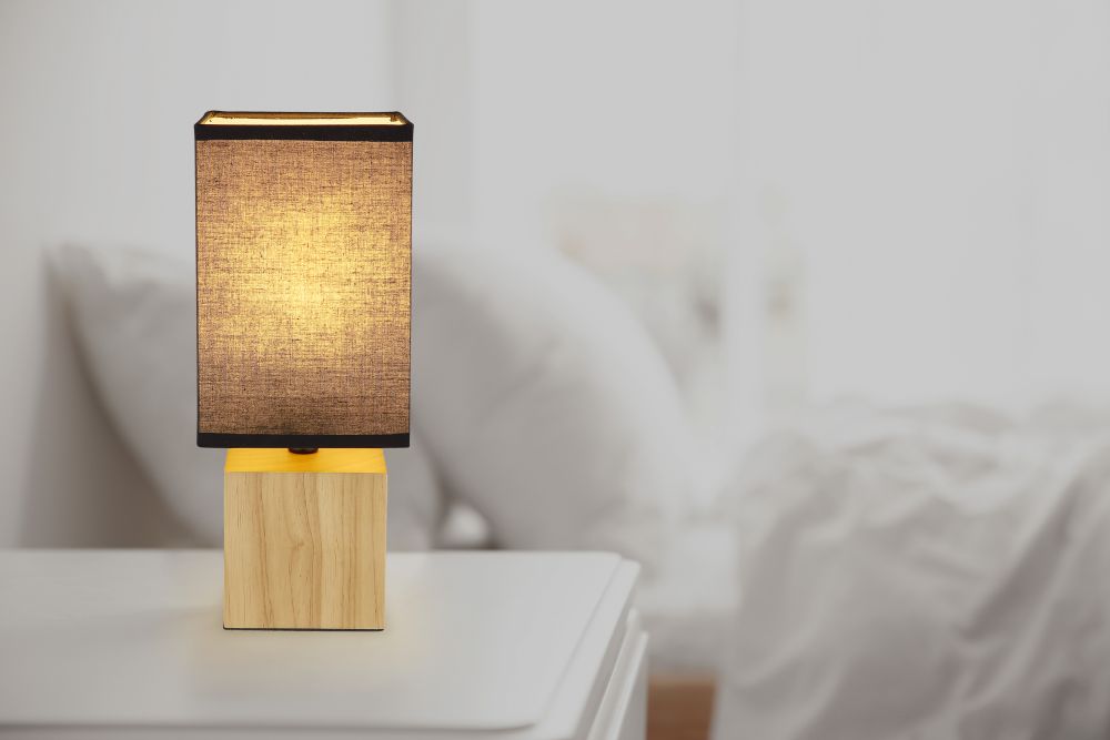 Globo Lighting Valentino lampa stołowa 1x7W jasne drewno/czarny 21628B