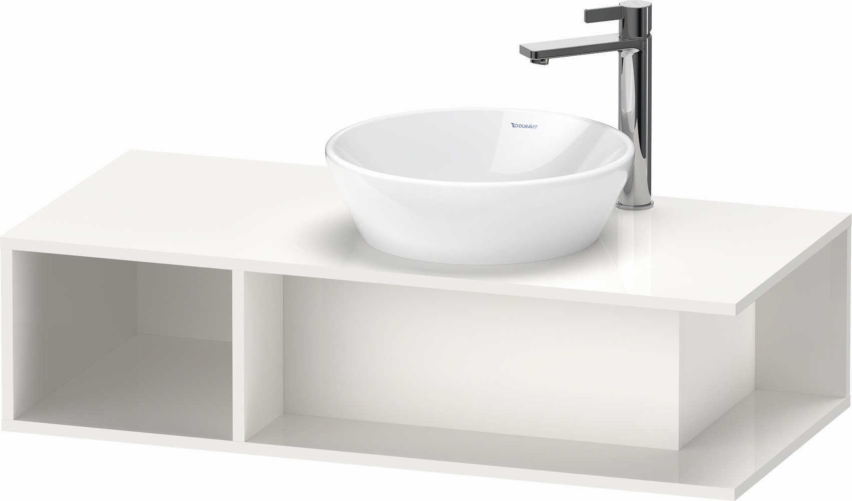 Duravit D-Neo szafka 100 cm podumywalkowa wisząca biały wysoki połysk DE493902222