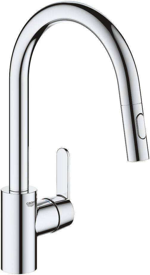 Grohe Get bateria kuchenna stojąca z wyciąganą wylewką chrom 31484001 - Wysyłka w 24h