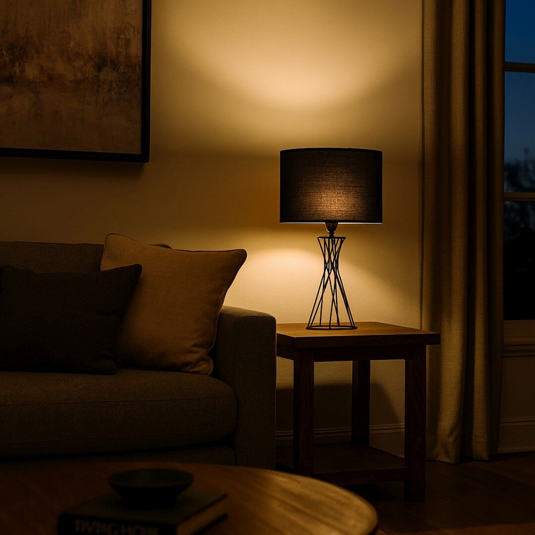 Rabalux Nivra lampa stołowa 1x40 W czarna 74082