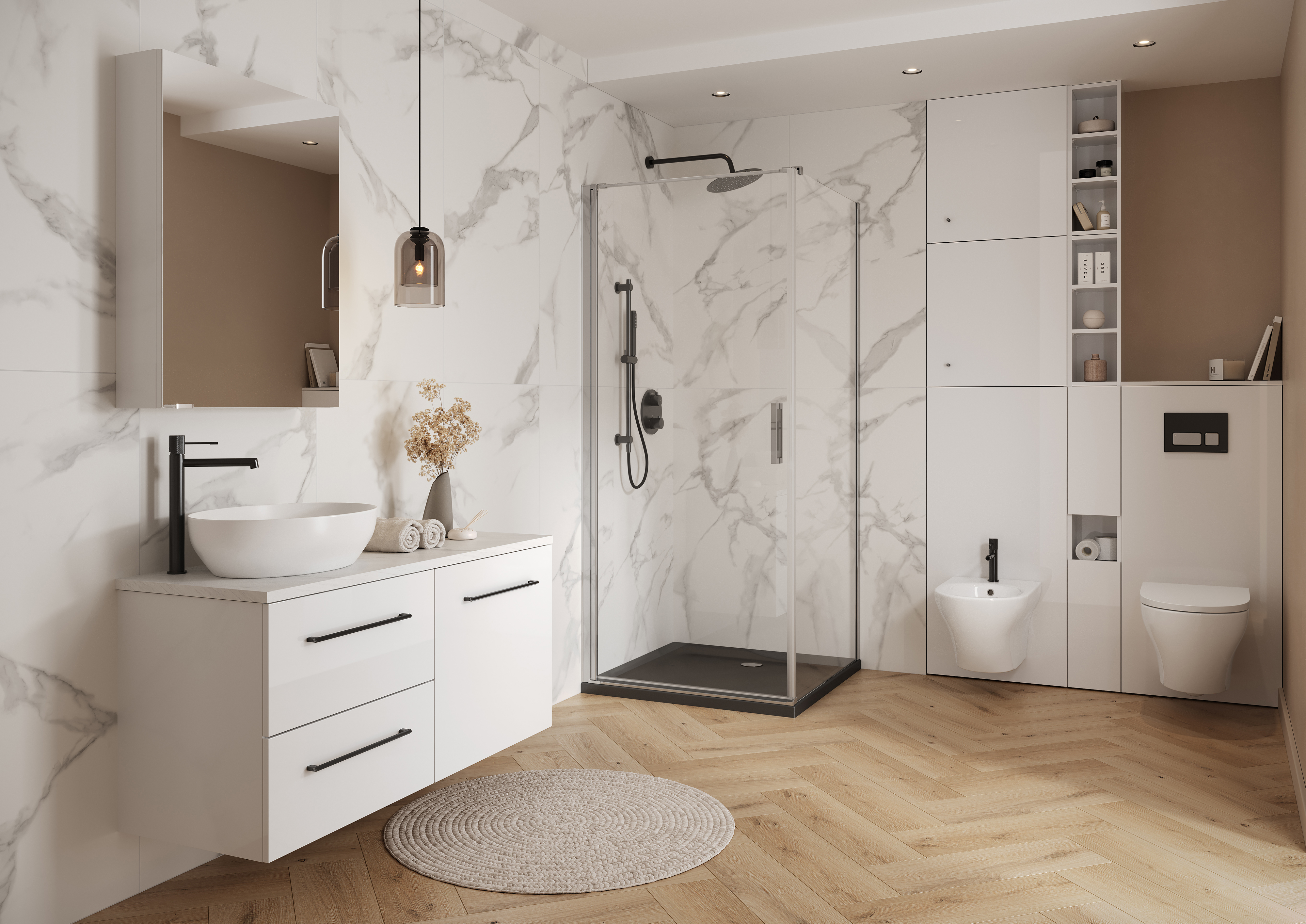 Cersanit Moduo drzwi prysznicowe 90 cm uchylne chrom połysk/szkło przezroczyste S162-019