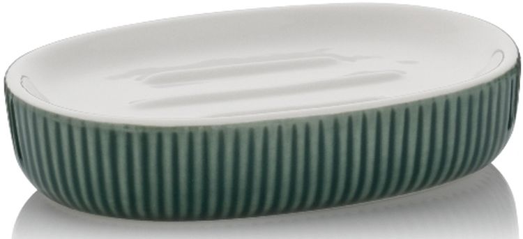 Kela Ava mydelniczka stojąca zielony/biały 24415 - Wysyłka w 24h