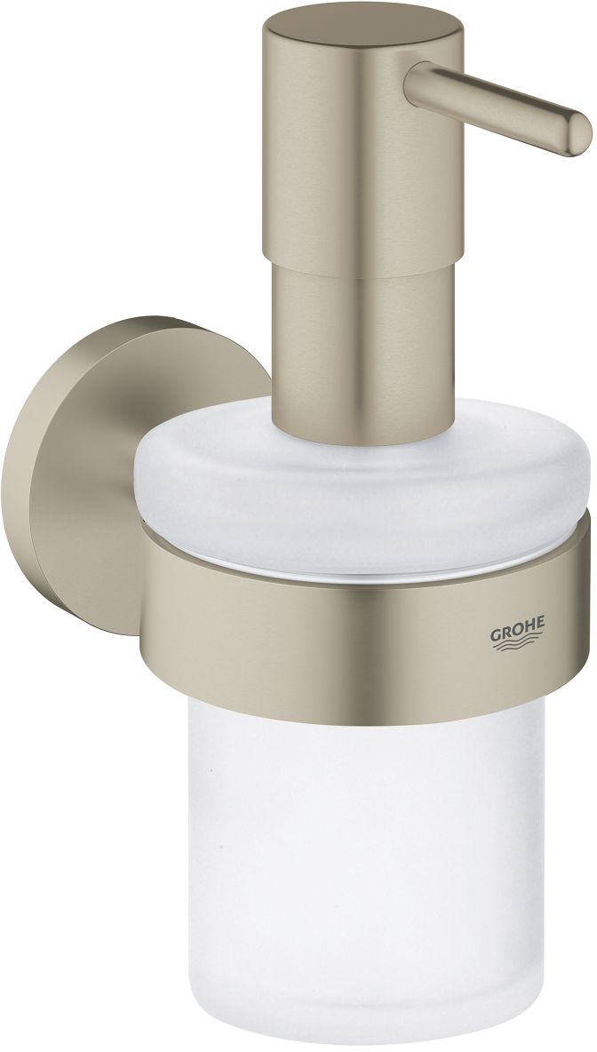 Grohe Essentials dozownik do mydła 160 ml ścienny brushed nickel 40448EN1