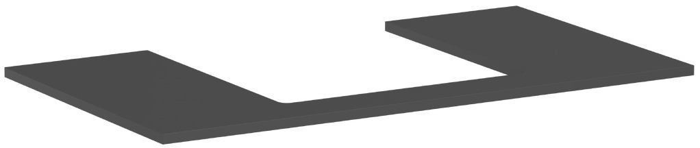 Hansgrohe Xilesa E blat naszafkowy 98x55 cm szary 54270760