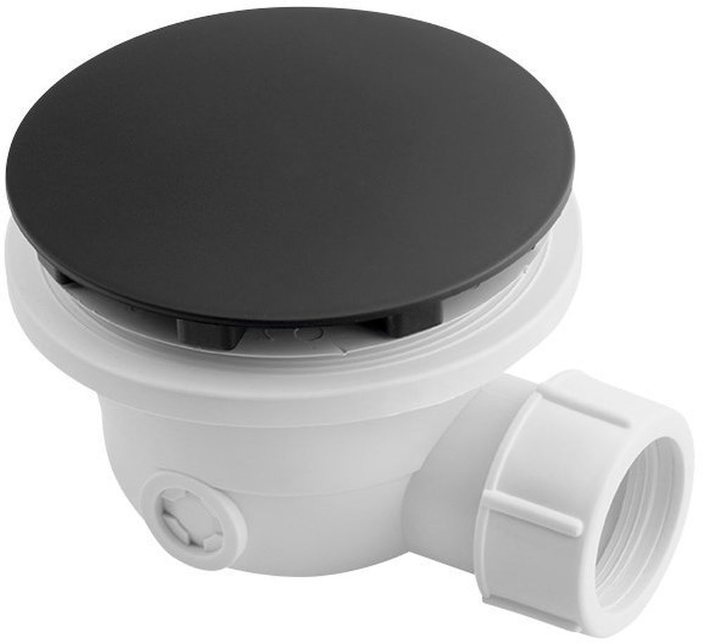 Polysan syfon do brodzika czarny mat 1711B