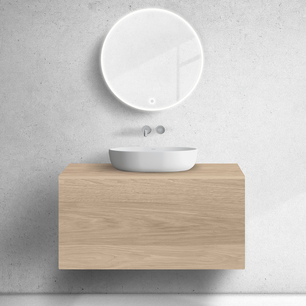 Oltens Lun szafka podumywalkowa 100 cm dąb 60034060 - Wysyłka w 24h