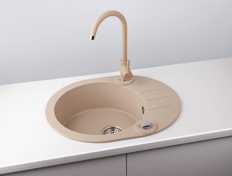 Alveus Roll 40 zlewozmywak beżowy melanż 1214055