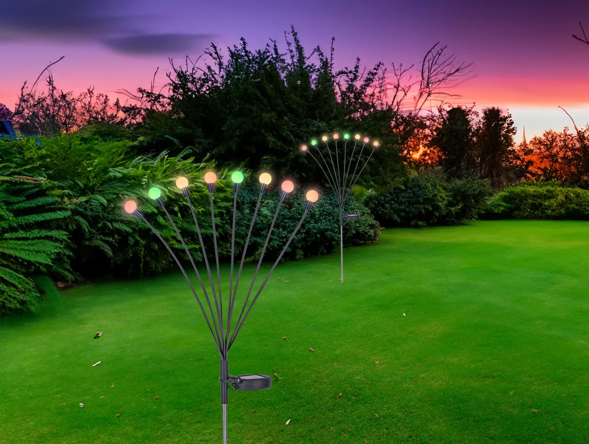 Globo Lighting Solar lampa solarna stojąca 1x0,06 W czarny 336090-8RGB