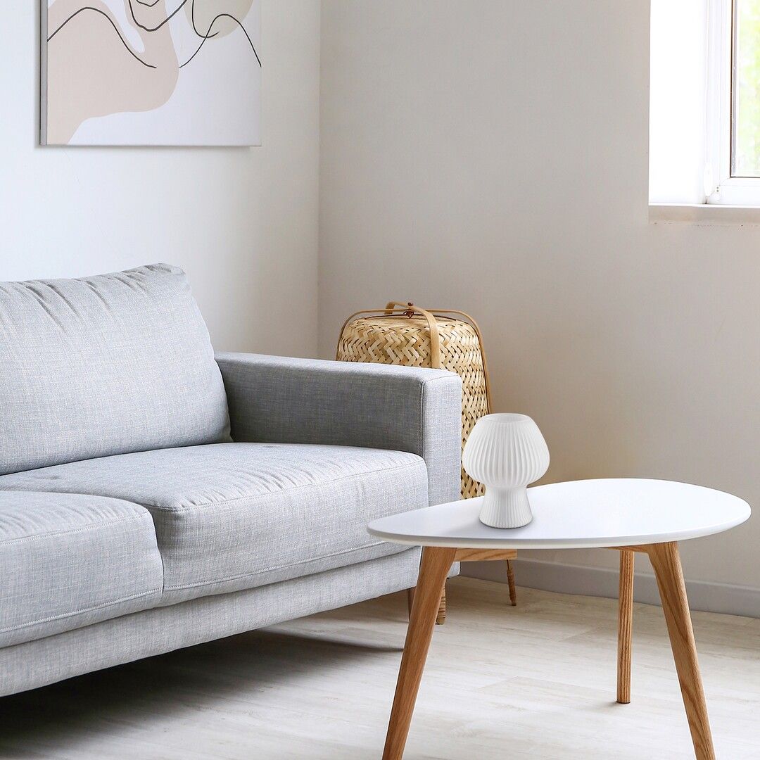 Rabalux Vinelle lampa stołowa 1x60W biały 74023