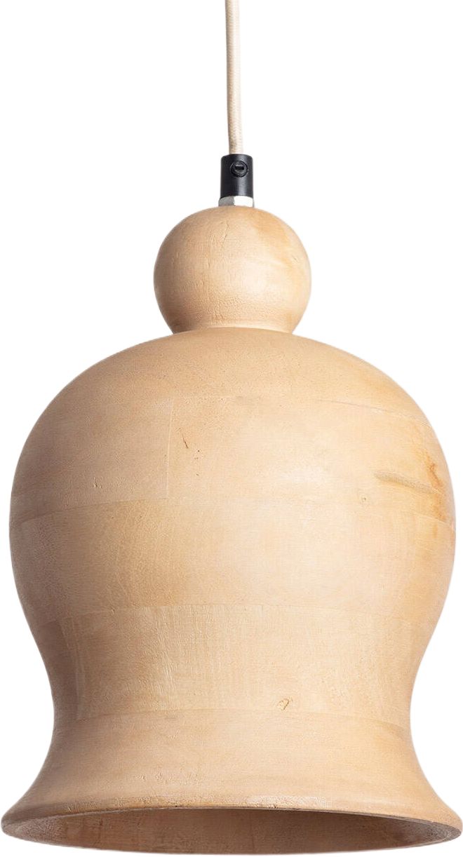 Abruzzo Fagioli lampa wisząca 1x40 W drewno ABR-LWMAN2