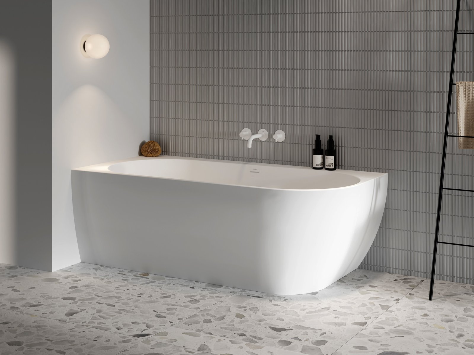 Ravak Inspiration wanna wolnostojąca Freedom Corner L 170x80 biały XC00100041