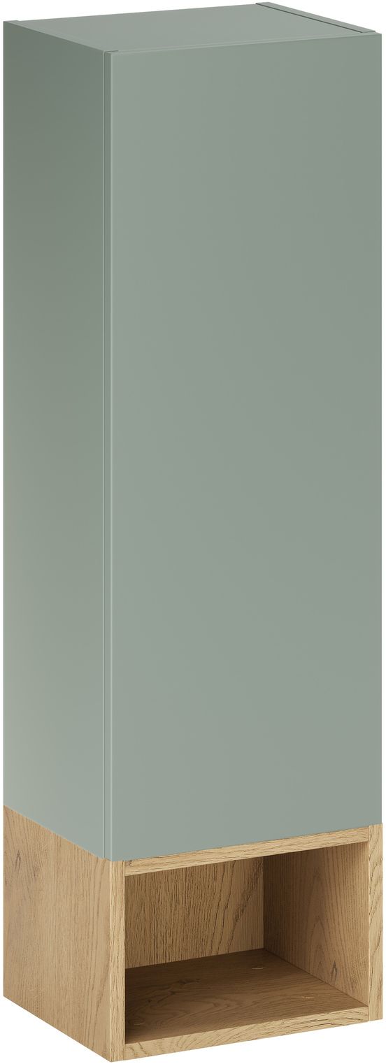 Zestaw Comad Aster Green szafka 30 cm boczna i regał 30 cm otwarty zielony/dąb SET-ASG SP UR 30X20