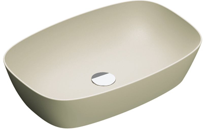 Catalano Green Lux Colori umywalka 60x40 cm nablatowa owalna szary mat 160APGRLXGS - Wysyłka w 24h