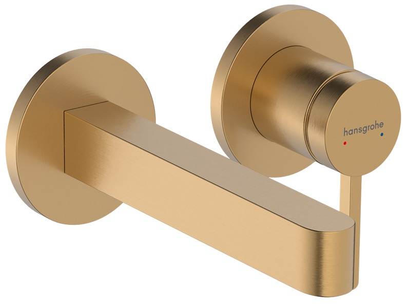 Hansgrohe Finoris bateria umywalkowa podtynkowa EcoSmart brąz szczotkowany 76051140