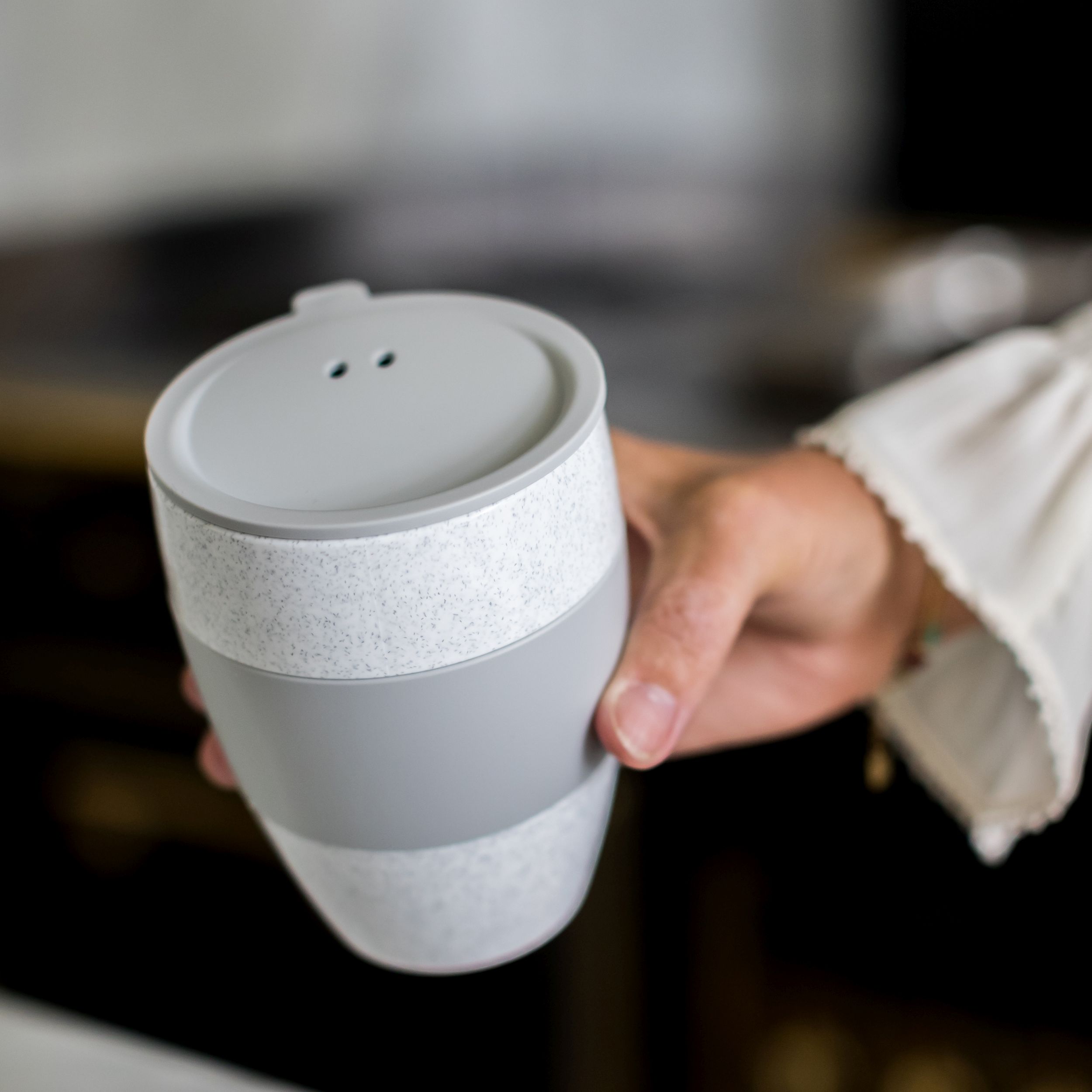 Koziol Aroma To Go 2.0 kubek termiczny 400 ml szary 3589670 - Wysyłka w 24h