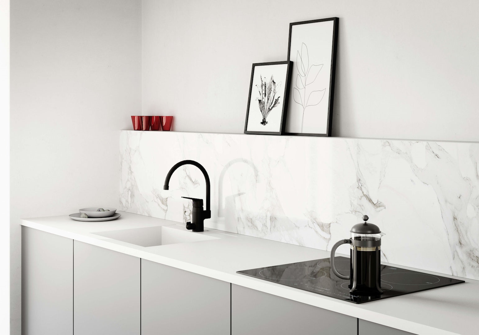 Oras Vega bateria kuchenna z zaworem do zmywarki czarny mat 1839FG-33