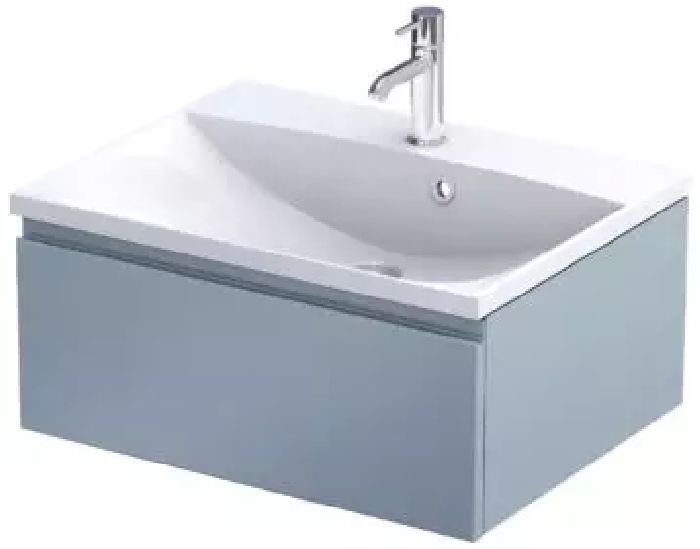 Oristo Brylant szafka 60 cm podumywalkowa wisząca niebieski mat OR36-SD1S-60-16