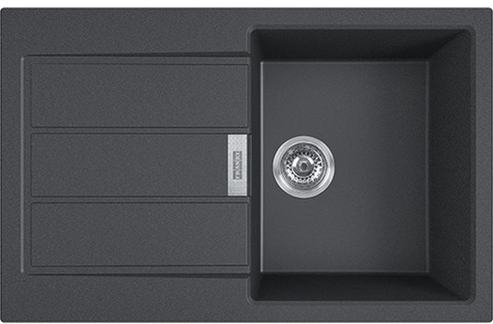 Franke Sirius 2.0 zlewozmywak Tectonite 78x50 cm onyx 143.0612.629 - Wysyłka w 24h