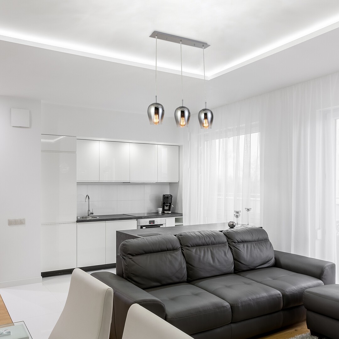 Rabalux Petunia lampa wisząca 3x60W chrom 5253